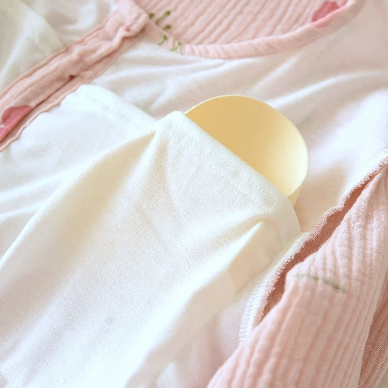 Rosy Whisper Padded Nightsuit Set